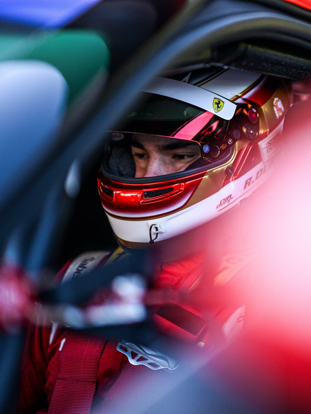 Aerografia casco racing Bell HP7 Rafael Duran