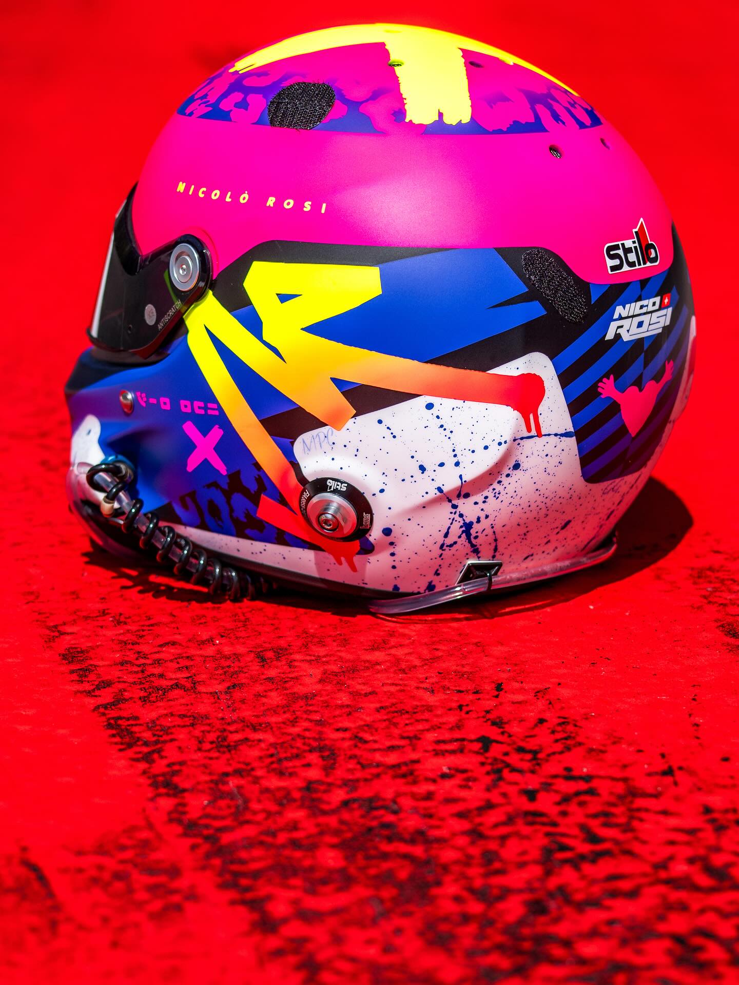 Design Nicolò Rosi - Aerografia Caschi Racing (Kessel Racing)
