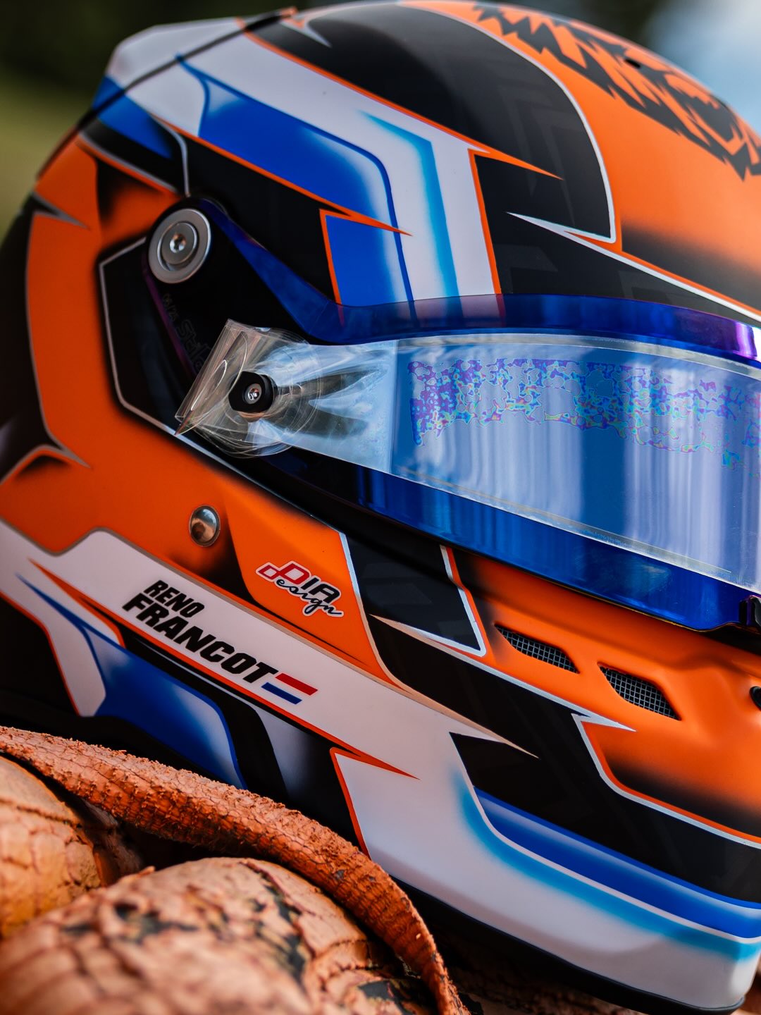 Aerografie caschi racing Reno Francot