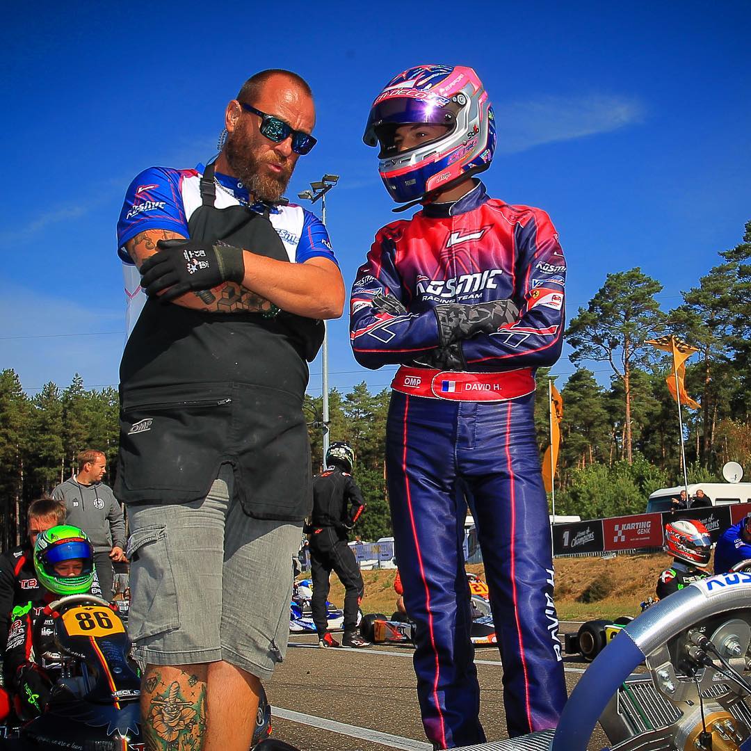 Aerografie caschi Stilo kart Adrien David