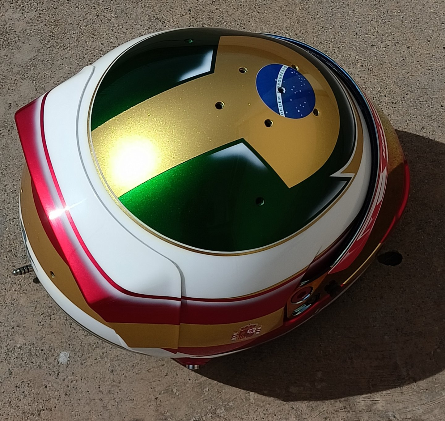 Aerografia casco Bell HP7 Rafael Duran