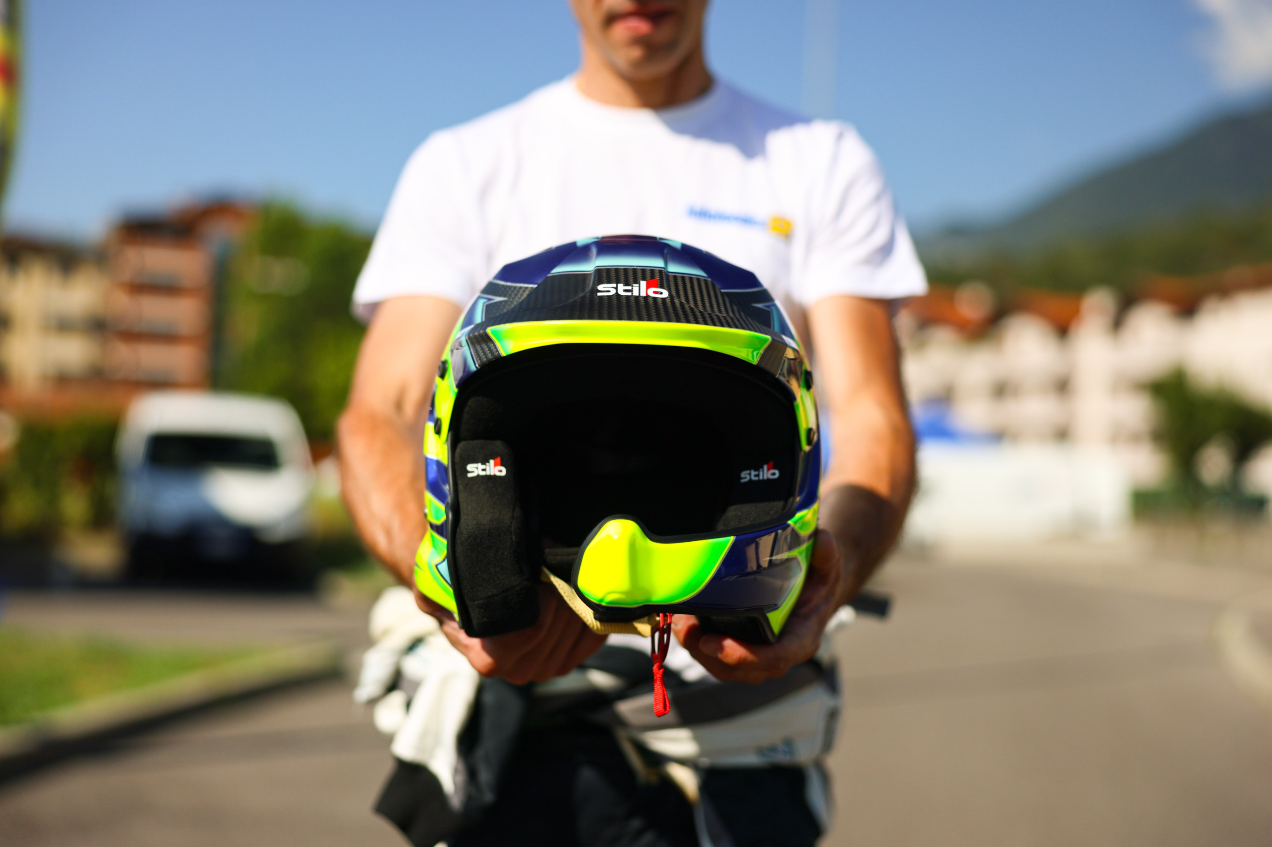 Dettagli aerografia casco Stilo Simone Fumagalli