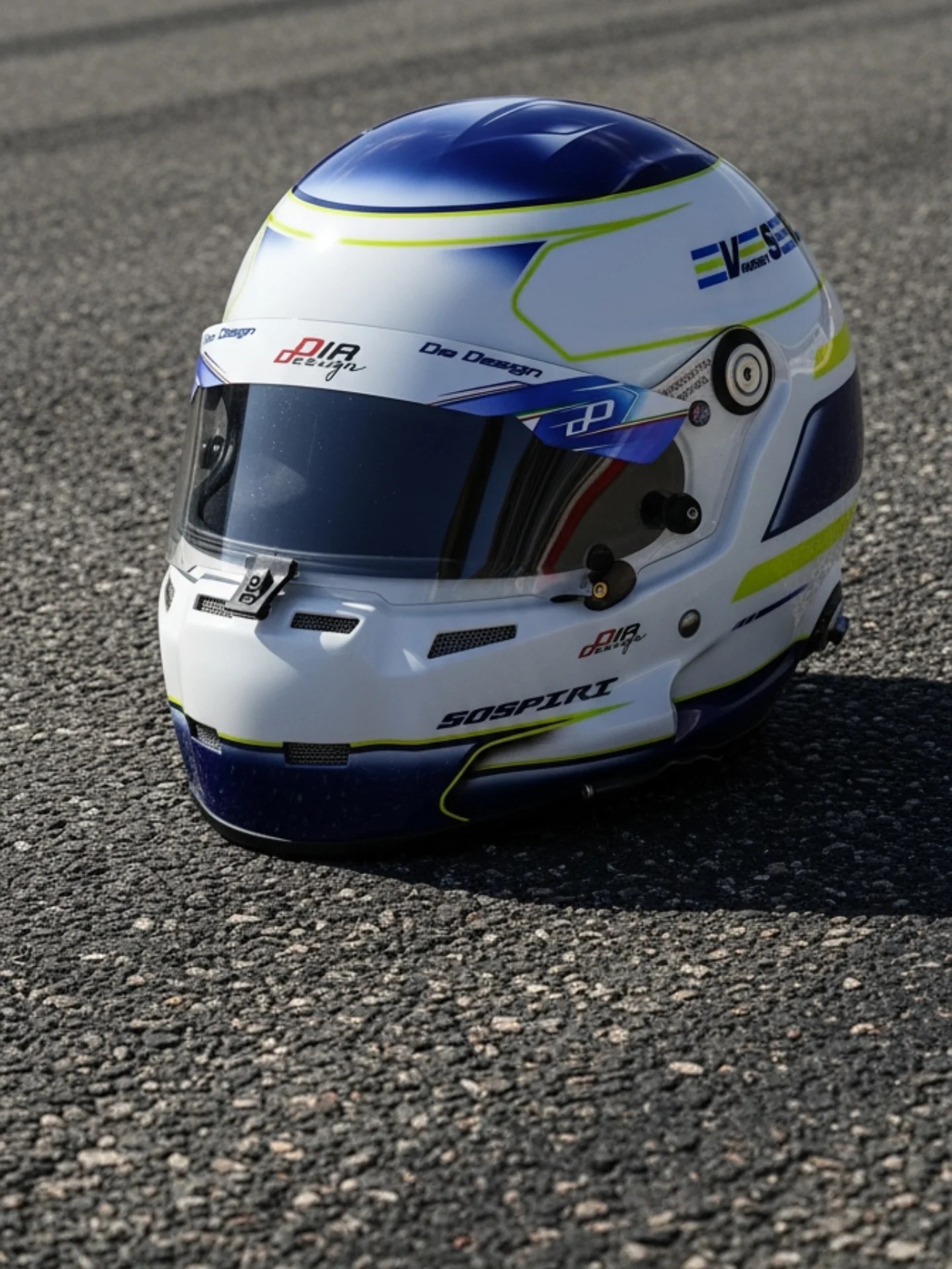 Aerografia casco Stilo Vincenzo Sospiri pista