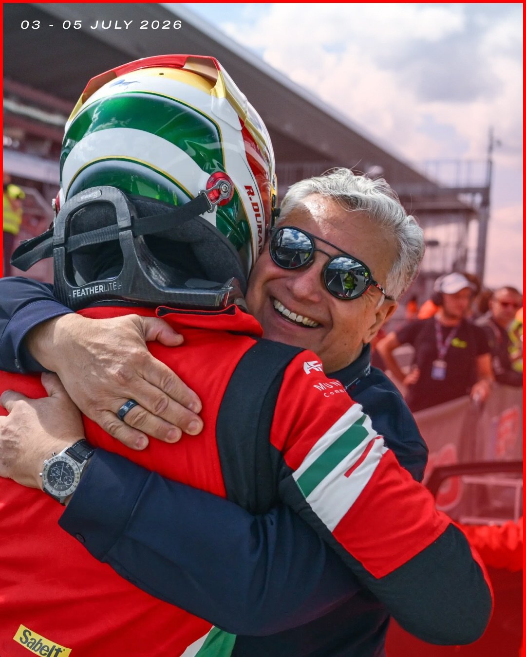 Casco Bell HP7 personalizzato per Rafael Duran Rinaldi Racing