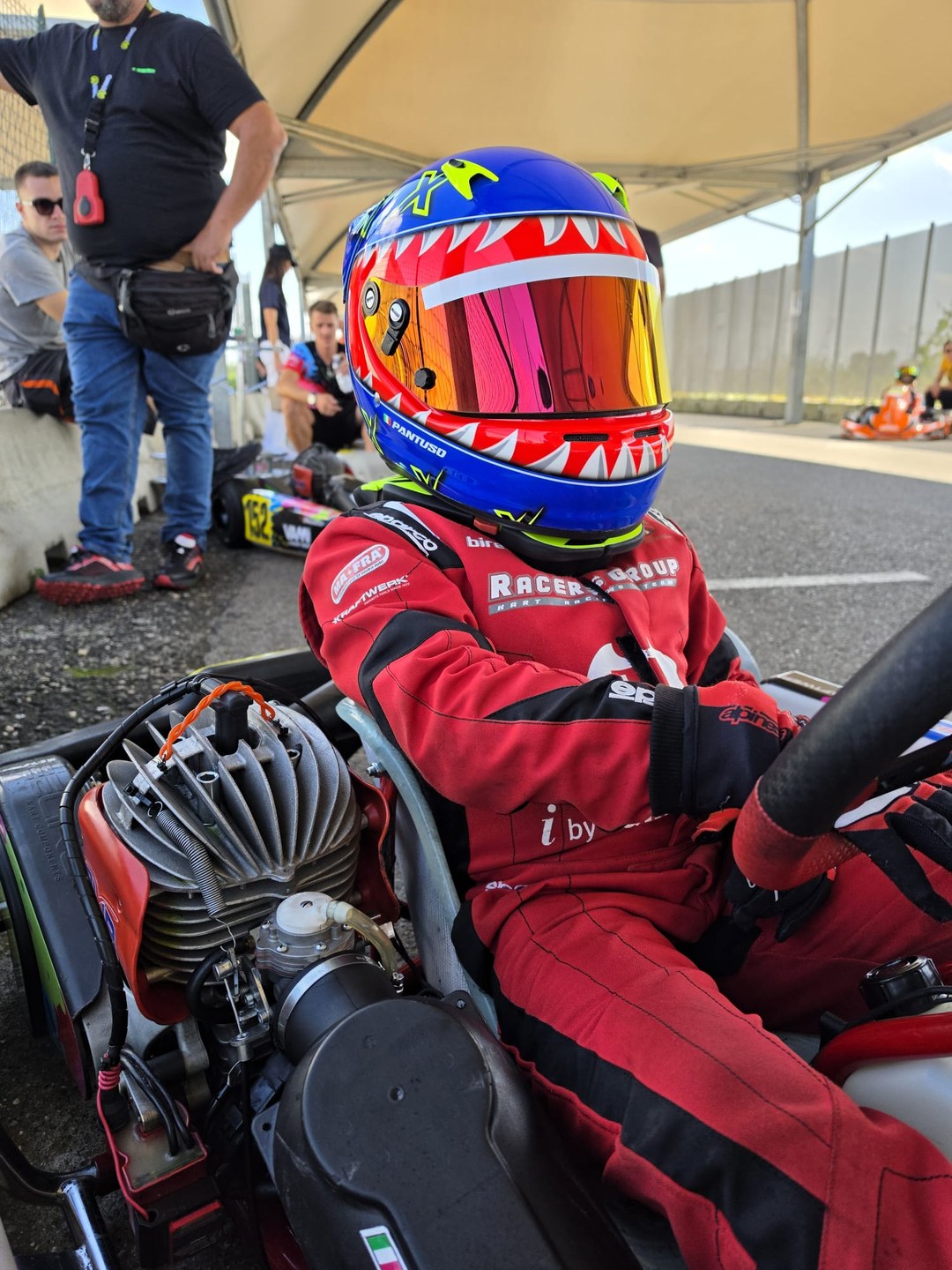 Custom design casco Arai CK6 Noah Pantuso