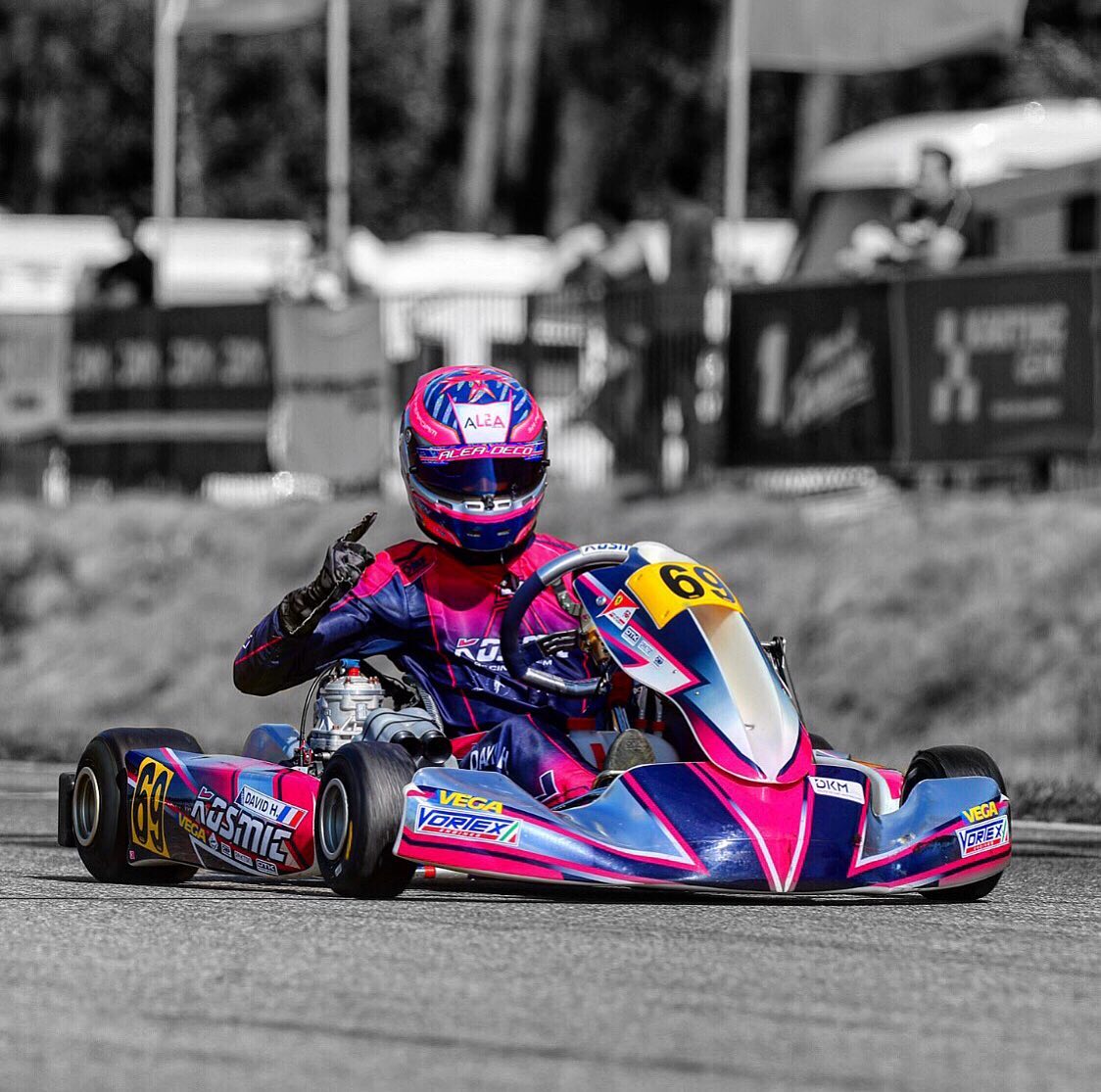 Design casco Stilo ST5 kart Adrien David