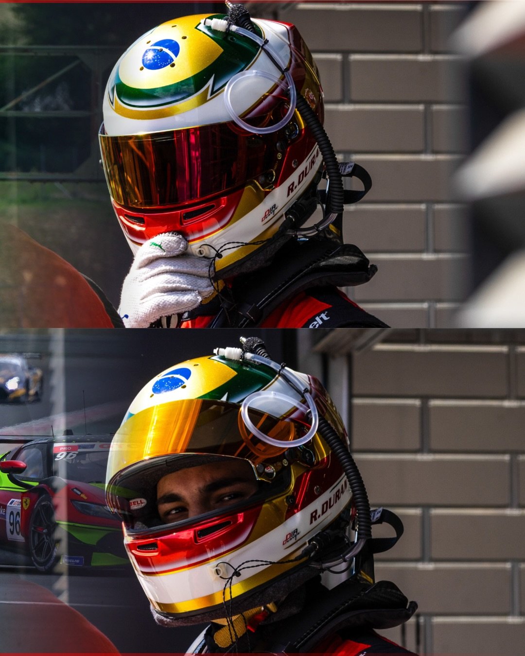 Grafica posteriore casco Bell HP7 Rafael Duran