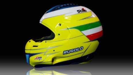 Aerografia casco Stilo Pilota Michele Rugolo