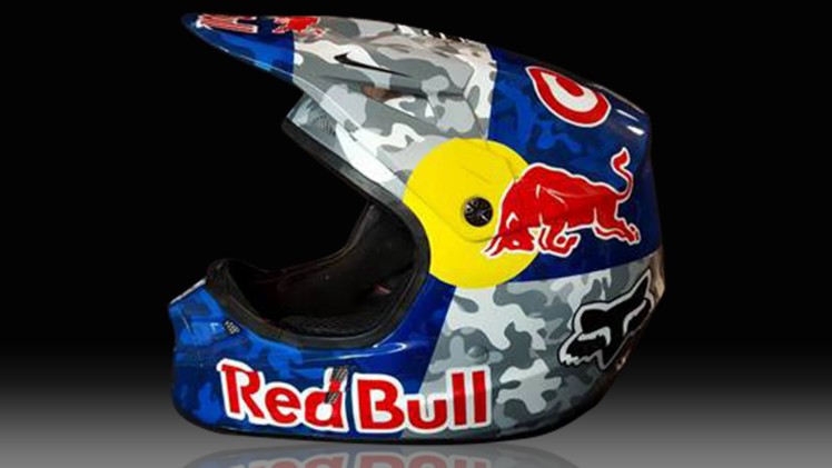 VERNICIATURA CASCO CROSS RED BULL