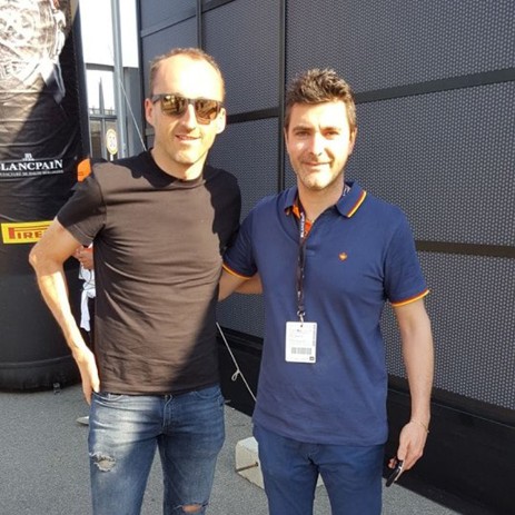 Andrea Panaro e Robert Kubica