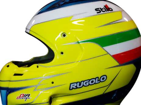 Michele Rugolo helmet