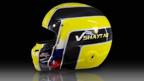 Aerografia casco Stilo Pilota Victor Shaytar